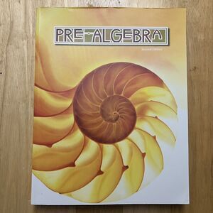 BJU Bob Jones Pre Algebra Student Worktext Homeschool Curriculum Second Edition